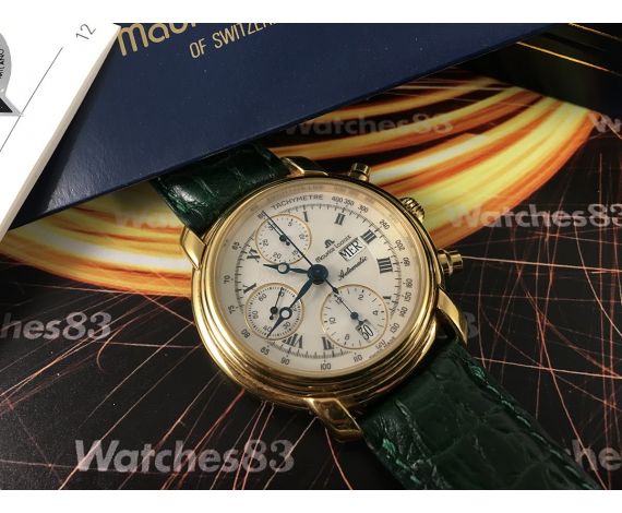 Maurice Lacroix automatic Vintage watch chronograph + BOX + Papers