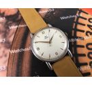 Reloj suizo antiguo de cuerda Fortis Watch LTD 38mm OVERSIZE 17 jewels