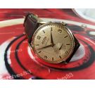 ARCADIA Centenario vintage swiss manual winding watch plaqué OR Oversize *** SPECTACULAR ***