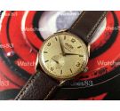 ARCADIA Centenario vintage Reloj suizo de cuerda manual bañado en Oro Gran diámetro *** ESPECTACULAR ***