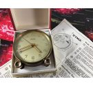 Cyma AMIC Reloj Despertador suizo antiguo de cuerda 1956 + Estuche + Papeles