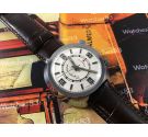 Reloj alarma suizo antiguo de cuerda Trafalgar 17 jewels Gran diámetro 41mm