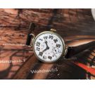 Omega ww1 Vintage trench officer watch mechanical 1915 Porcelain dial COLLECTOR'S Oversize