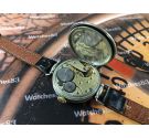 Omega ww1 Reloj suizo vintage oficial de trinchera de cuerda 1915 Dial porcelana COLECCIONISTAS Oversize