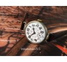 Omega ww1 Vintage trench officer watch mechanical 1915 Porcelain dial COLLECTOR'S Oversize