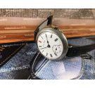 Reloj muy antiguo oficial de trinchera de cuerda 1920s Dial porcelana GIGANTE: 38,8 mm