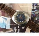 Nelco vintage chronograph manual winding watch Valjoux 7733