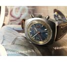 Nelco reloj cronografo antiguo de cuerda manual Valjoux 7733