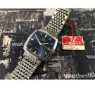Omega vintage swiss automatic watch Blue Square *** NOS New Old Stock ***
