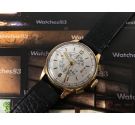Coursier Vintage watch Chronometer Chronograph manual winding Solid Gold 18K COLLECTOR'S