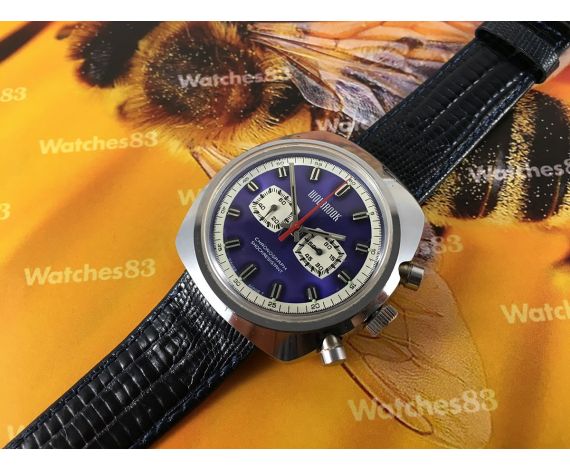 Wolbrook N.O.S. reloj cronografo antiguo de cuerda manual *** New old stock ***