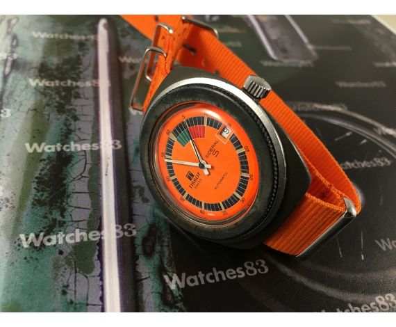 Tissot Sideral Vintage automatic watch ORANGE