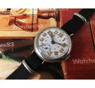 Patria (Omega) WW1 Vintage trench officer watch mechanical 1914/18 Porcelain dial COLLECTOR'S Oversize