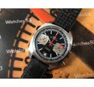 Dugena chronograph chrono manual winding vintage watch Cal Valjoux 7734 *** Almost New Old Stock ***