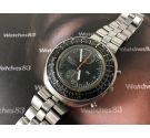 Seiko Slide Rule Reloj vintage cronografo automático Cal 6138 Ref 6138-7000