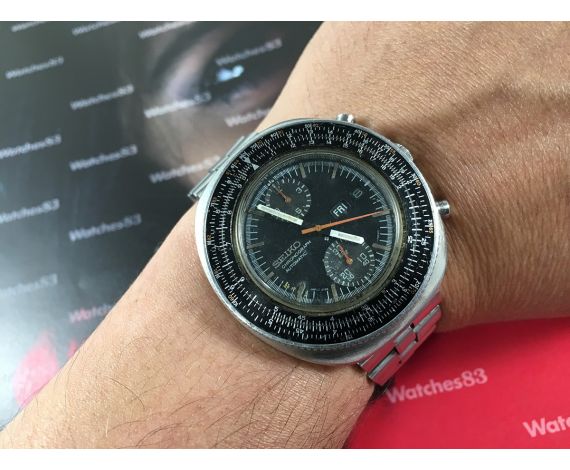 Seiko Slide Rule vintage chronograph automatic watch Cal 6138 Ref 6138-7000  Seiko Vintage watches - Watches83