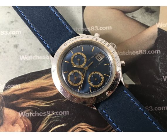HAMILTON HTC 90650 vintage swiss automatic chronograph watch Chrono-Matic Cal Lemania LWO 283 *** 40 jewels ***