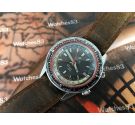 ENICAR Sherpa 600 Guide Compressor Diver GMT Reloj vintage automatico *** Espectacular ***