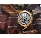 Certina Cal KF330 Reloj antiguo de cuerda plaqué OR 38,2 mm JUMBO *** COLECCIONISTAS ***