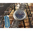 Festina NOS automatic vintage watch blue dial SPECTACULAR *** New Old Stock ***