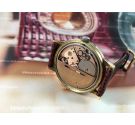 Omega Genève Reloj suizo antiguo automático Cal. 1012 Ref 1660163 Plaqué OR 20 microns + ESTUCHE