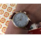 Baume & Mercier Reloj cronografo suizo antiguo de cuerda *** Plaqué OR ***