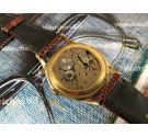EXACTUS Reloj suizo antiguo de cuerda Plaqué OR *** OVERSIZE ***