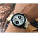 Helbros Invencible Vintage chronograph hand winding watch Cal Valjoux 7733 Panda Dial *** SPECTACULAR ***