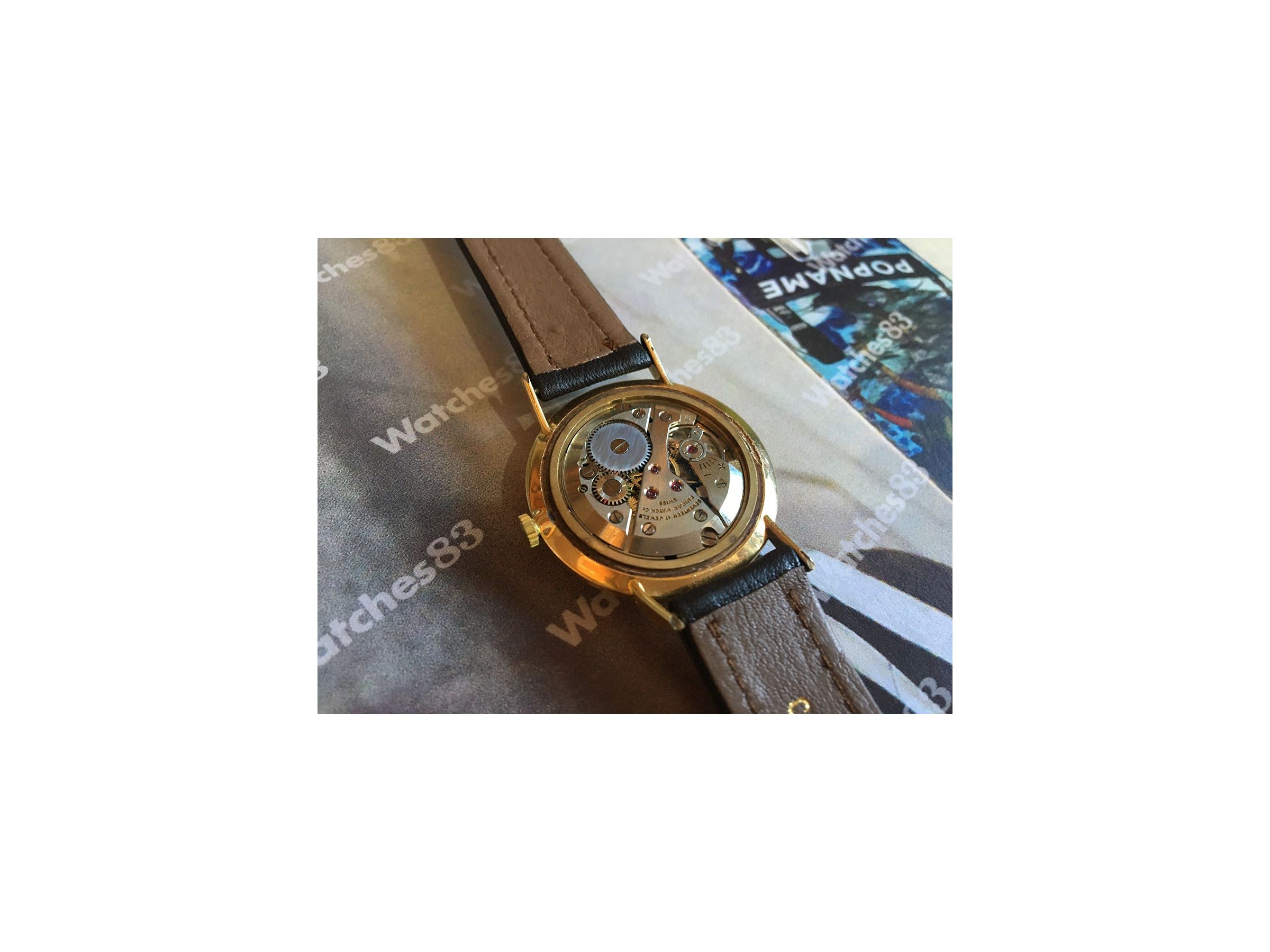 enicar ultrasonic watch plaque d or