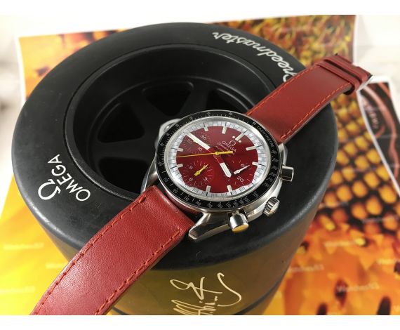 Omega Speedmaster Michael Schumacher Reloj antiguo cronógrafo automático Ref. 175.0032.1-175.033.1 Cal 1143 *** ESPECTACULAR ***