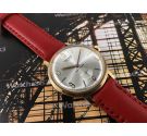 DEMAX Reloj NOS suizo antiguo de cuerda 17 rubis Plaqué OR *** Nuevo de antiguo Stock ***