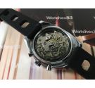 NOS LIP Vintage Chronograph RACING hand wind watch Cal Valjoux 7734 Oversize *** NEW OLD STOCK ***