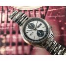 Seiko Dial Panda Ref 6138-8020 Vintage automatic chronograph watch. SEIKO / SETELUX NOS Bracelet *** EXCELLENT CONDITION ***