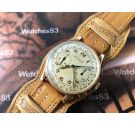 Movado Cal M90 Vintage swiss chronograph hand winding watch GOLD 14K (0.585) *** ONLY COLLECTORS ***
