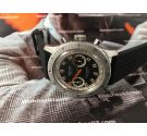 Gigandet SUPER SUBMARINE vintage swiss chronograph hand wind watch DIVER Cal Landeron 248 OVERSIZE *** COLLECTORS ***
