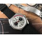 PRECIMAX chronograph vintage manual winding watch Valjoux 7733 RALLYE *** OVERSIZE ***