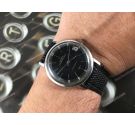 Universal Geneve Polerouter Date Microtor Cal 218-2 Vintage automatic watch 28 jewels *** BLACK DIAL ***