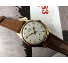 NOS Fortis FURORA Reloj suizo antiguo de cuerda OVERSIZE 38 mm Cal AS1130 17 jewels Plaqué OR *** NUEVO ANTIGUO STOCK ***