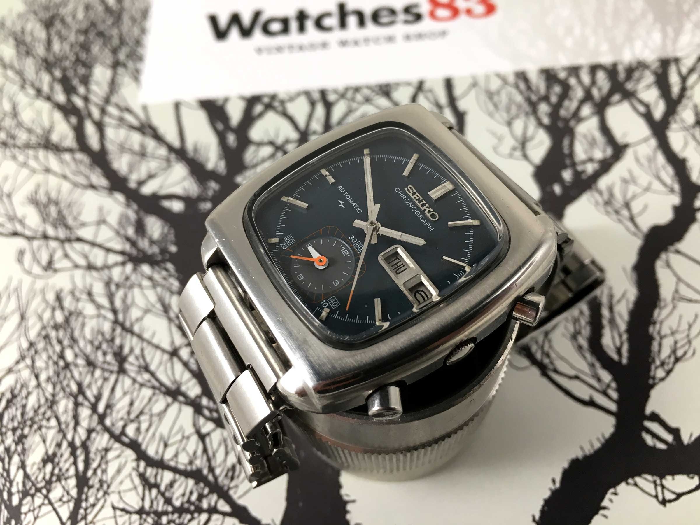 Seiko MONACO Ref 7016-5001 Vintage automatic chronograph Cal 7016 ***  SPECTACULAR *** Seiko Vintage watches - Watches83