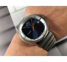 Potens de Luxe Vintage swiss automatic watch 25 jewels Blue dial *** OVERSIZE ***