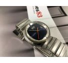 Potens de Luxe Reloj suizo automático vintage 25 jewels Dial azul *** OVERSIZE ***