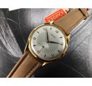 NOS KARDEX Reloj suizo vintage de cuerda OVERSIZE Plaqué OR Cal. FHF 26 *** NUEVO DE ANTIGUO STOCK ***