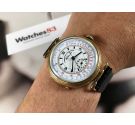 Verbania Chronometre Chronographe Vintage swiss hand winding trench chronograph watch *** OVERSIZE ***