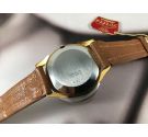 NUEVO ANTIGUO STOCK Fortis Reloj suizo antiguo de cuerda OVERSIZE 38 mm Antimagnetic PLAQUÉ OR Cal. AS 1130 *** NOS ***