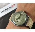 BERNA WATCH Vintage swiss chronograph hand wind watch Cal Valjoux 22 *** BEAUTIFUL PATINA ***