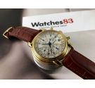 Maurice Lacroix automatic Vintage watch chronograph Cal Valjoux 7750 Ref 39353 + BOX + Papers