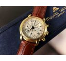 Maurice Lacroix Reloj antiguo cronógrafo automático Cal Valjoux 7750 Ref 39353 + Estuche + Papeles