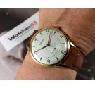 NOS Reloj texturado KARDEX suizo vintage de cuerda OVERSIZE Plaqué OR *** NUEVO DE ANTIGUO STOCK ***