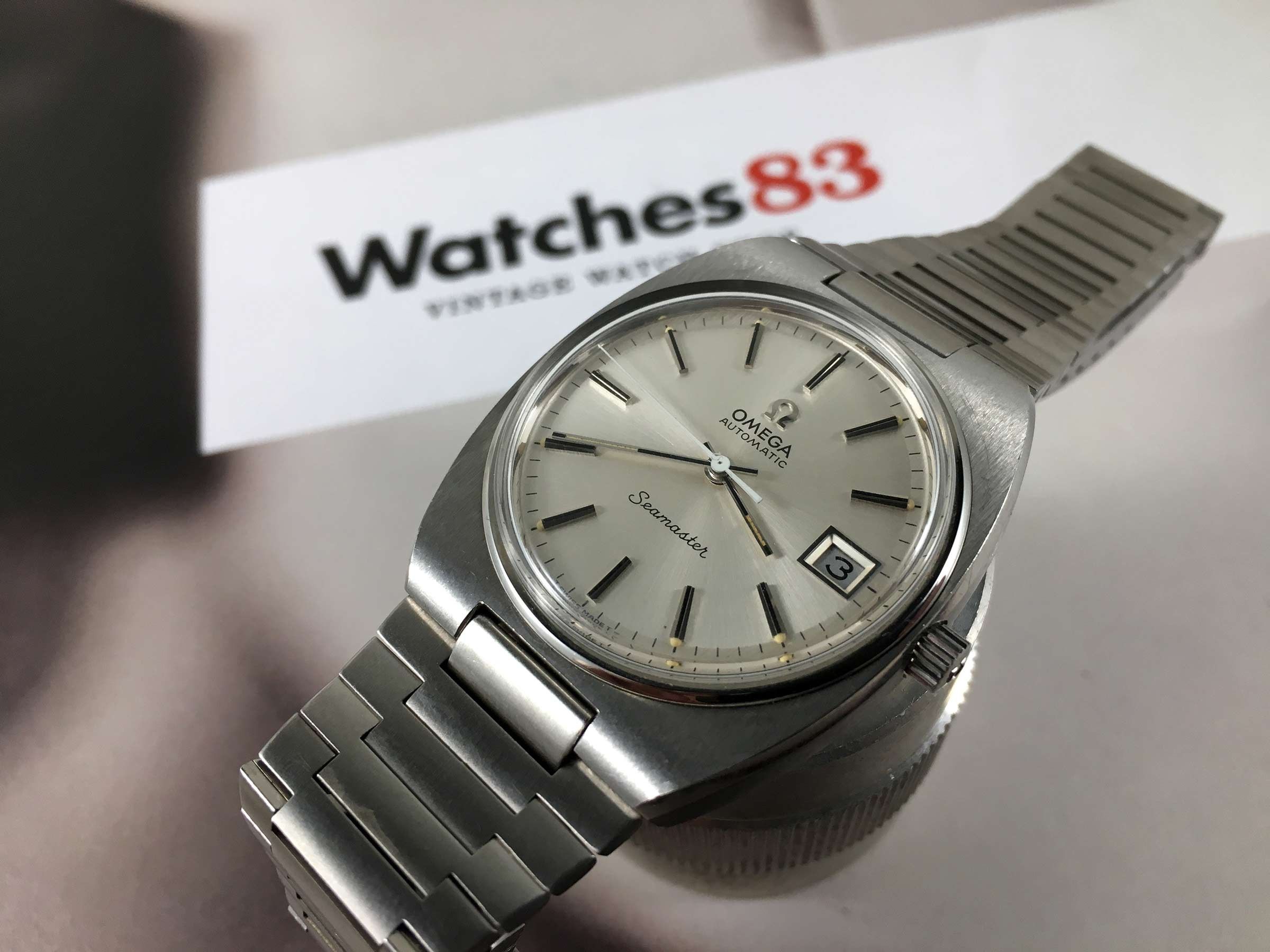 NOS Omega Seamaster Vintage swiss automatic watch Ref 166.0206 / 366. ...