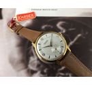 KARDEX Vintage swiss textured hand winding watch OVERSIZE Plaqué OR NOS Cal. ETA 1120 *** NEW OLD STOCK ***